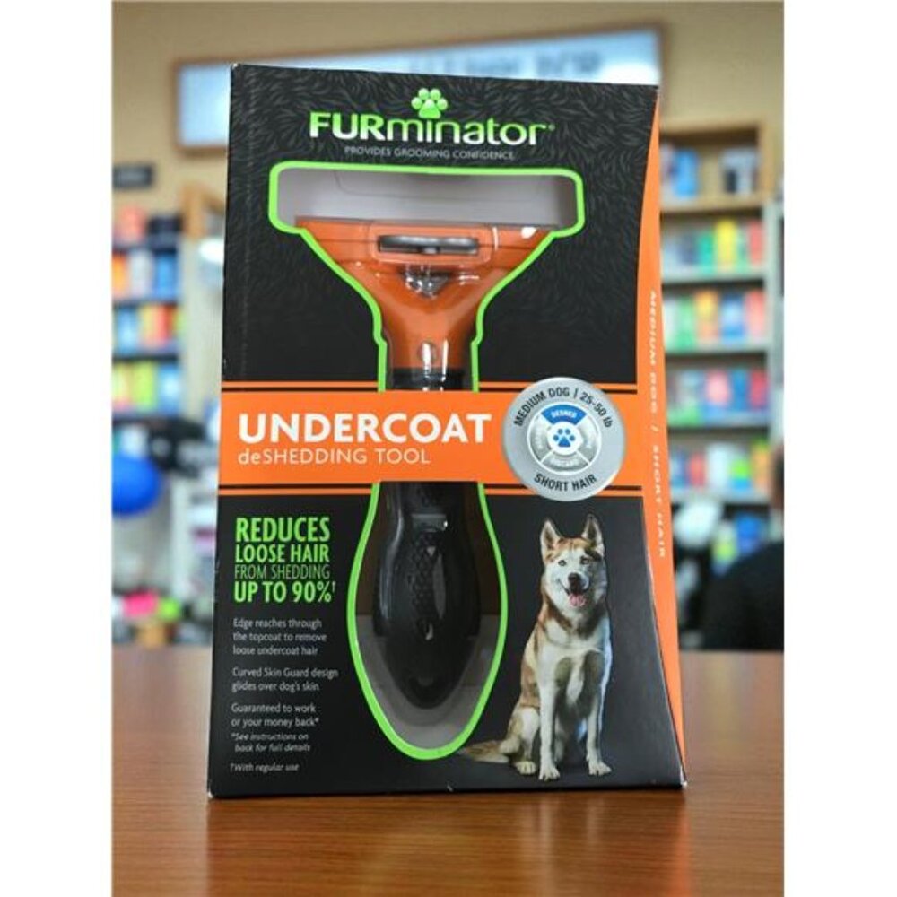 FURminator Undercoat deSHEDDING Tool for Medium Dogs (25-50 lb) ShortHair